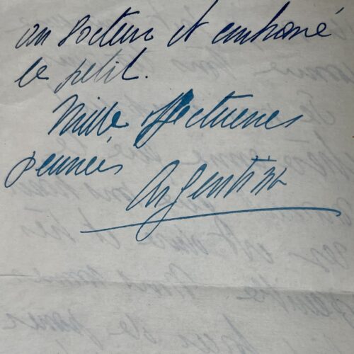 La danseuse La Argentina apprend un décès par Arthur Honegger