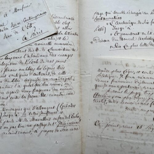 Le comte de Marcellus évoque ses amis Alphonse de Lamartine et Chateaubriand, ses Souvenirs, etc