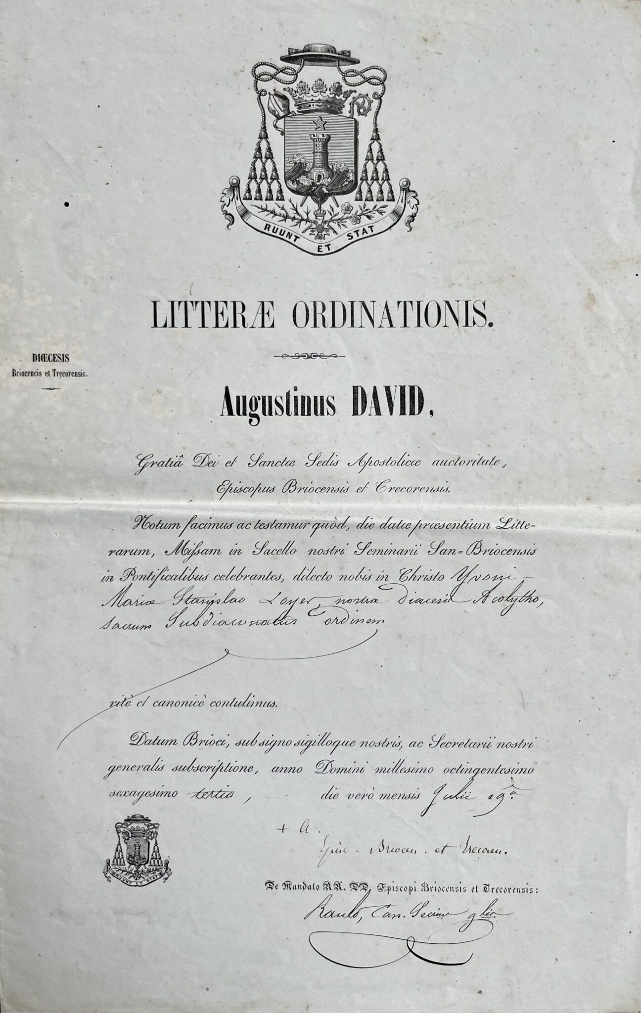 Lettre d'un missionnaire à Rotuma, dans les Îles Fidji, datée de 1880 – vue 2 Lettre d'un missionnaire à Rotuma, dans les Îles Fidji, datée de 1880 – vue 2