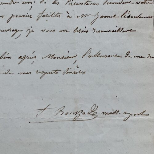 De Tunis, le missionnaire apostolique François Bourgade envoie une série de médailles