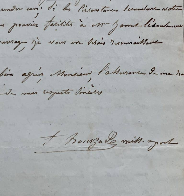 De Tunis, le missionnaire apostolique François Bourgade envoie une série de médailles
