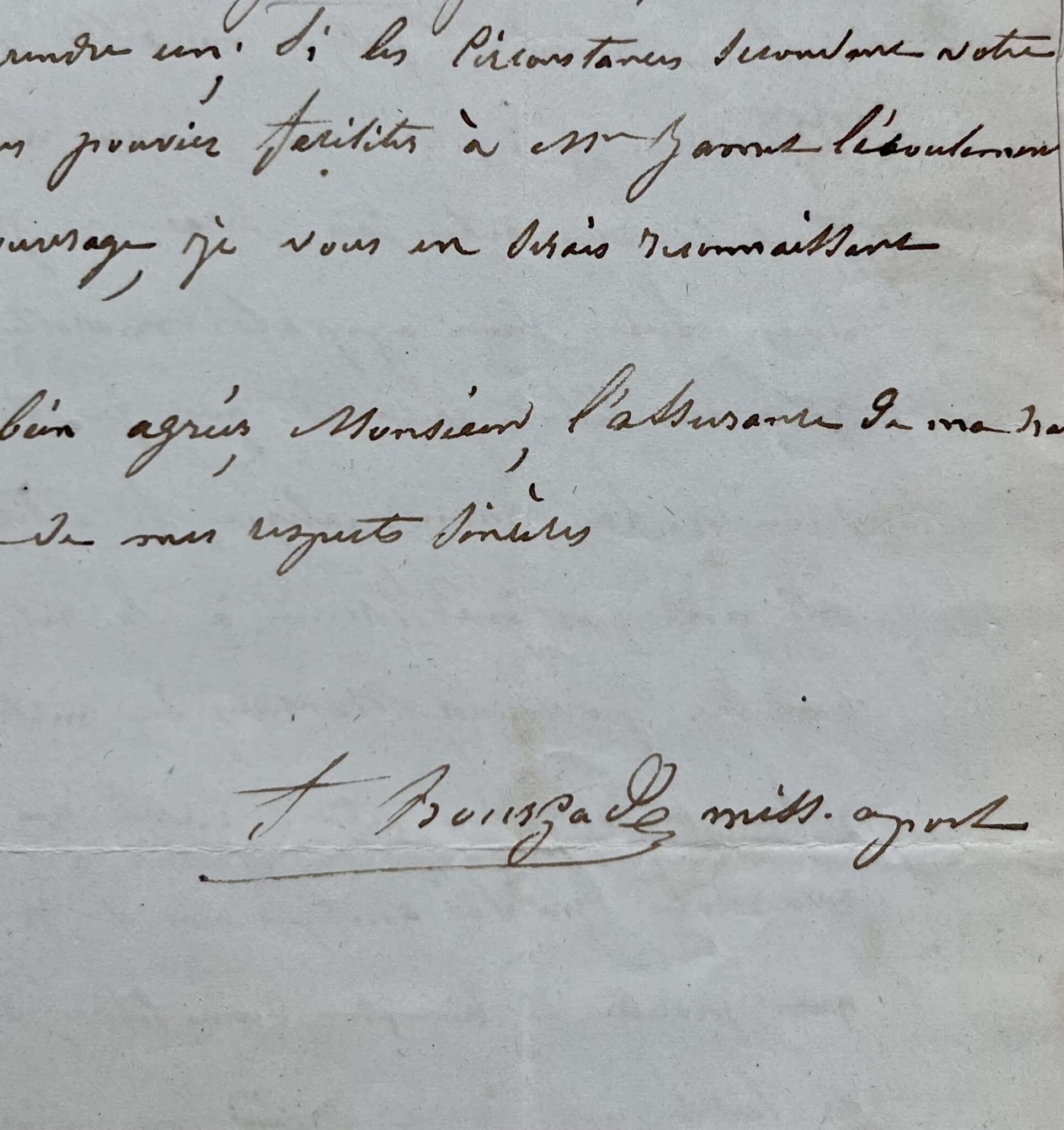 De Tunis, le missionnaire apostolique François Bourgade envoie une série de médailles