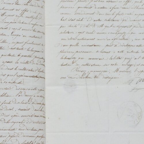 2 intéressantes lettres scientifiques de Mathieu de Dombasle au botaniste Henri Lecoq
