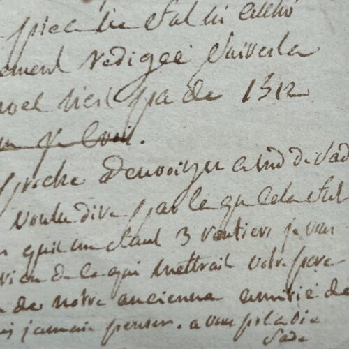 Longue lettre du marquis de Sade à Gaufridy : "Coupez-moi les C..... si vous n'êtes pas content"