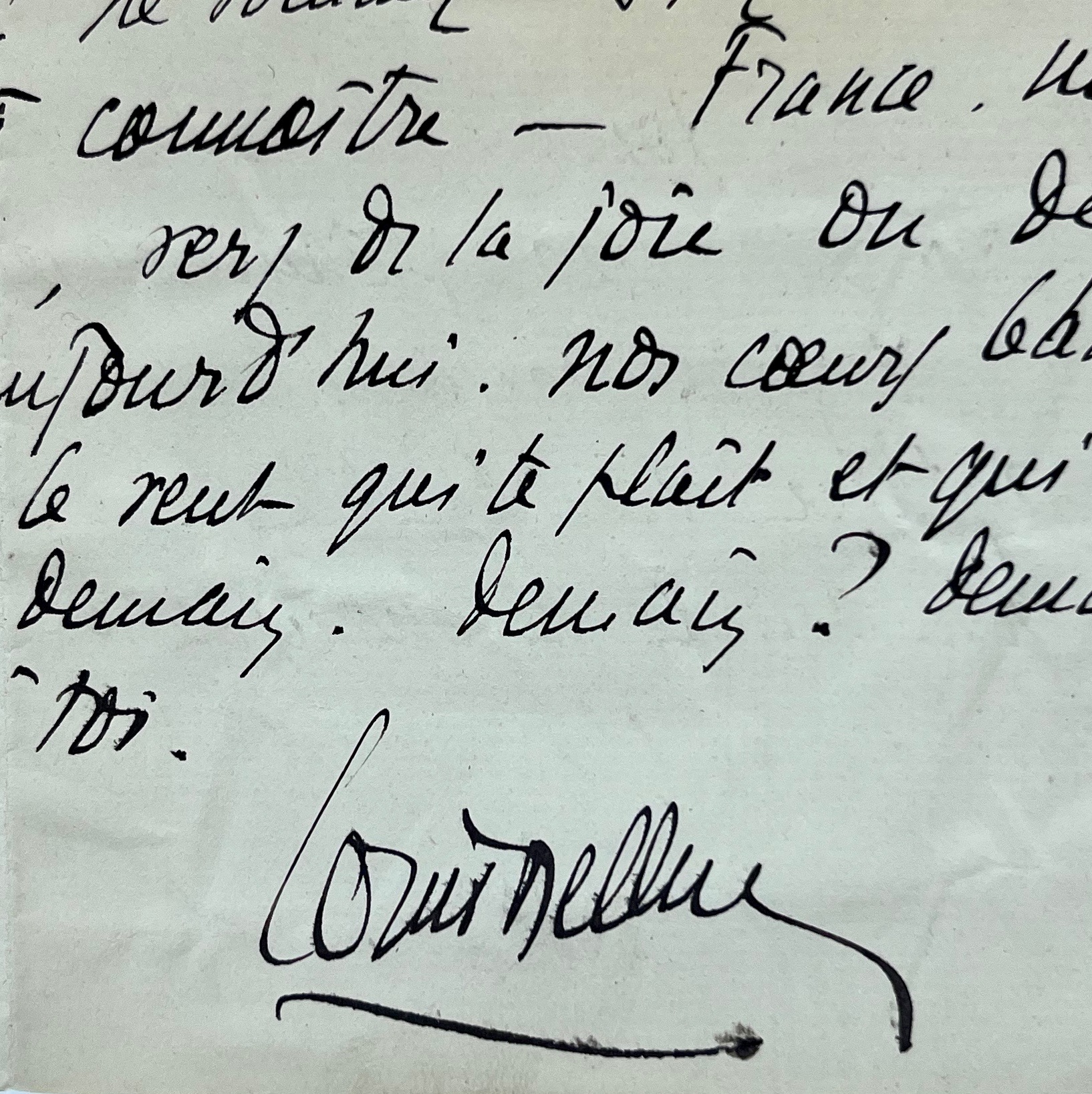 Belle lettre d'amour du réalisateur Louis Delluc à son grand amour, l'actrice Ève Francis