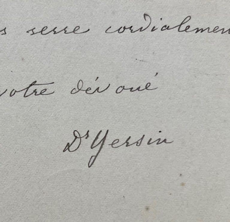 De Nha Trang, le bactériologiste Alexandre Yersin rend hommage à son collaborateur Eugène Pesas
