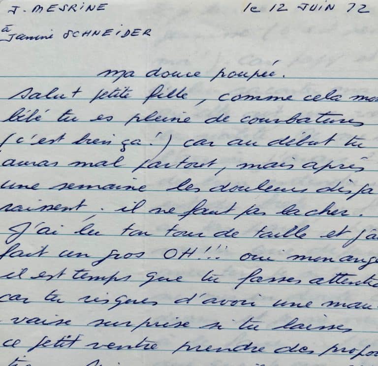 Mesrine évoque sa rencontre avec Jean-Paul Mercier, avec qui il s&rsquo;évadera de prison peu après