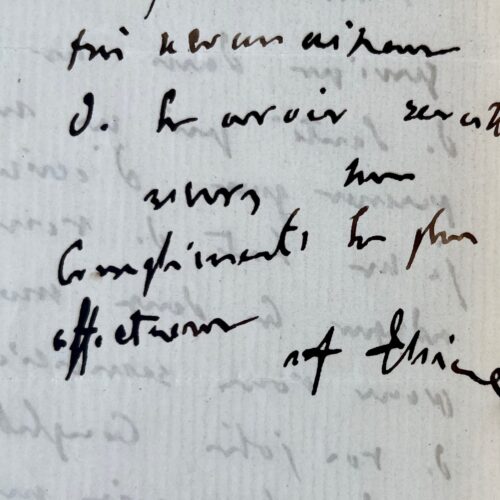 Adolphe Thiers ému par l'évocation de souvenirs