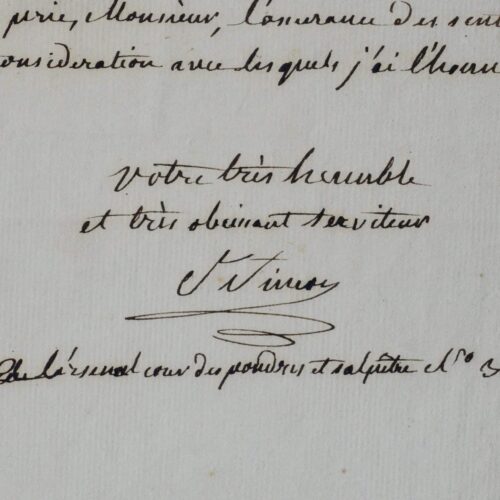 Le comte de Saint-Simon travaille à son grand ouvrage : L’Industrie