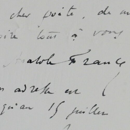 Anatole France fait paraître Hérodiade dans la Revue Hebdomadaire