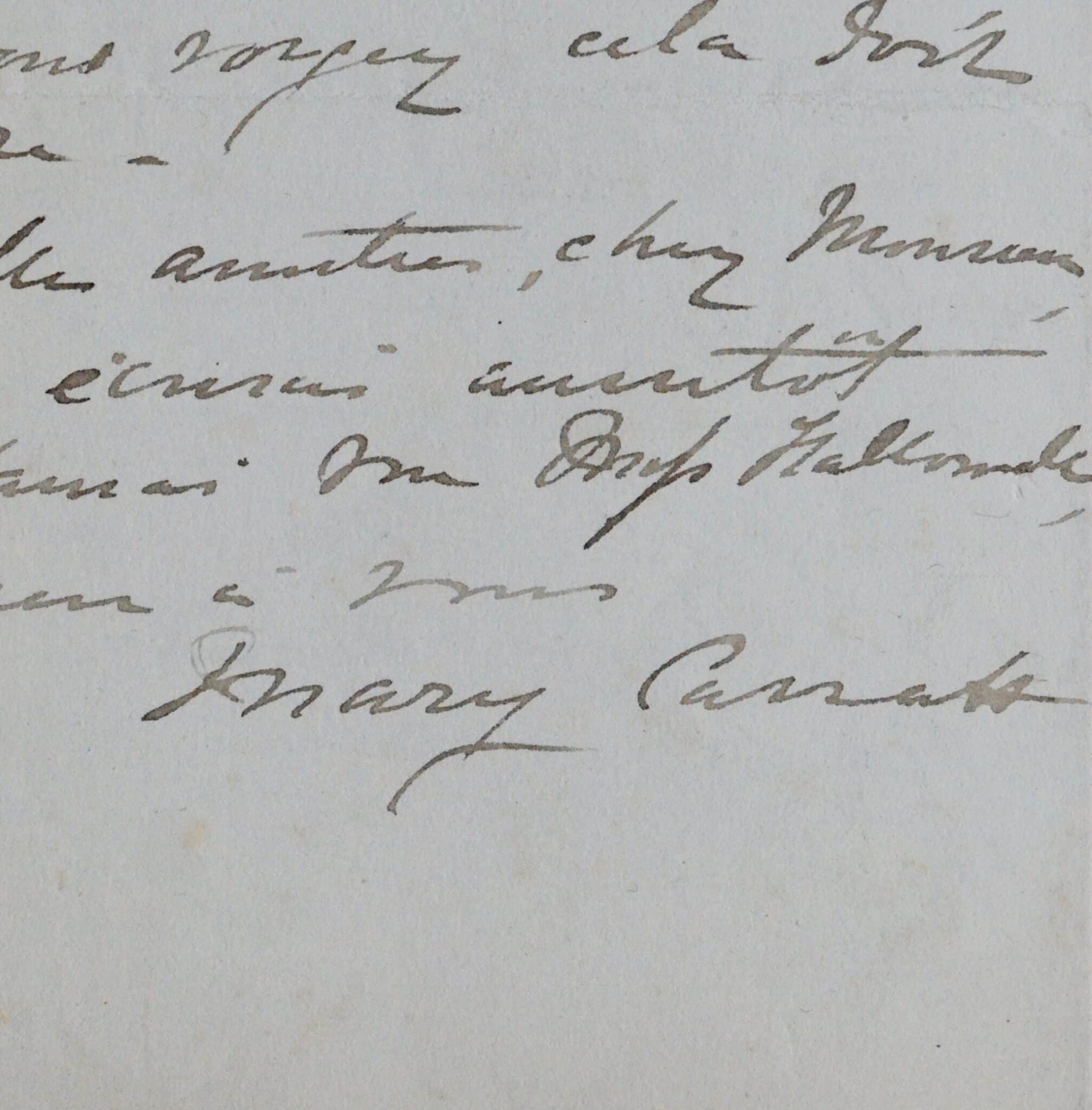 Très belle lettre de Mary Cassatt à Camille Pissarro sur son activité artistique