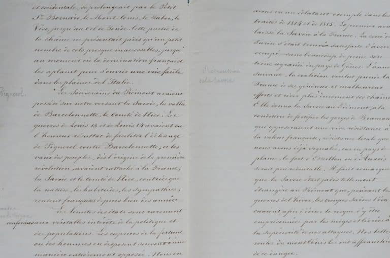 Rapport sur le rattachement de la Savoie à la France par Joseph Pelet de la Lozère