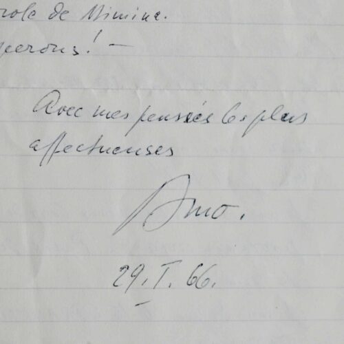 Arno Breker, bouleversé par les attaques dont il est objet et par l'évocation de son ami Jean Cocteau