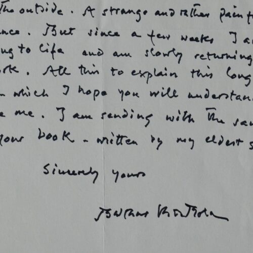 Balthus, qui a frolé la mort "a strange and rather painful experience" retourne doucement à son travail