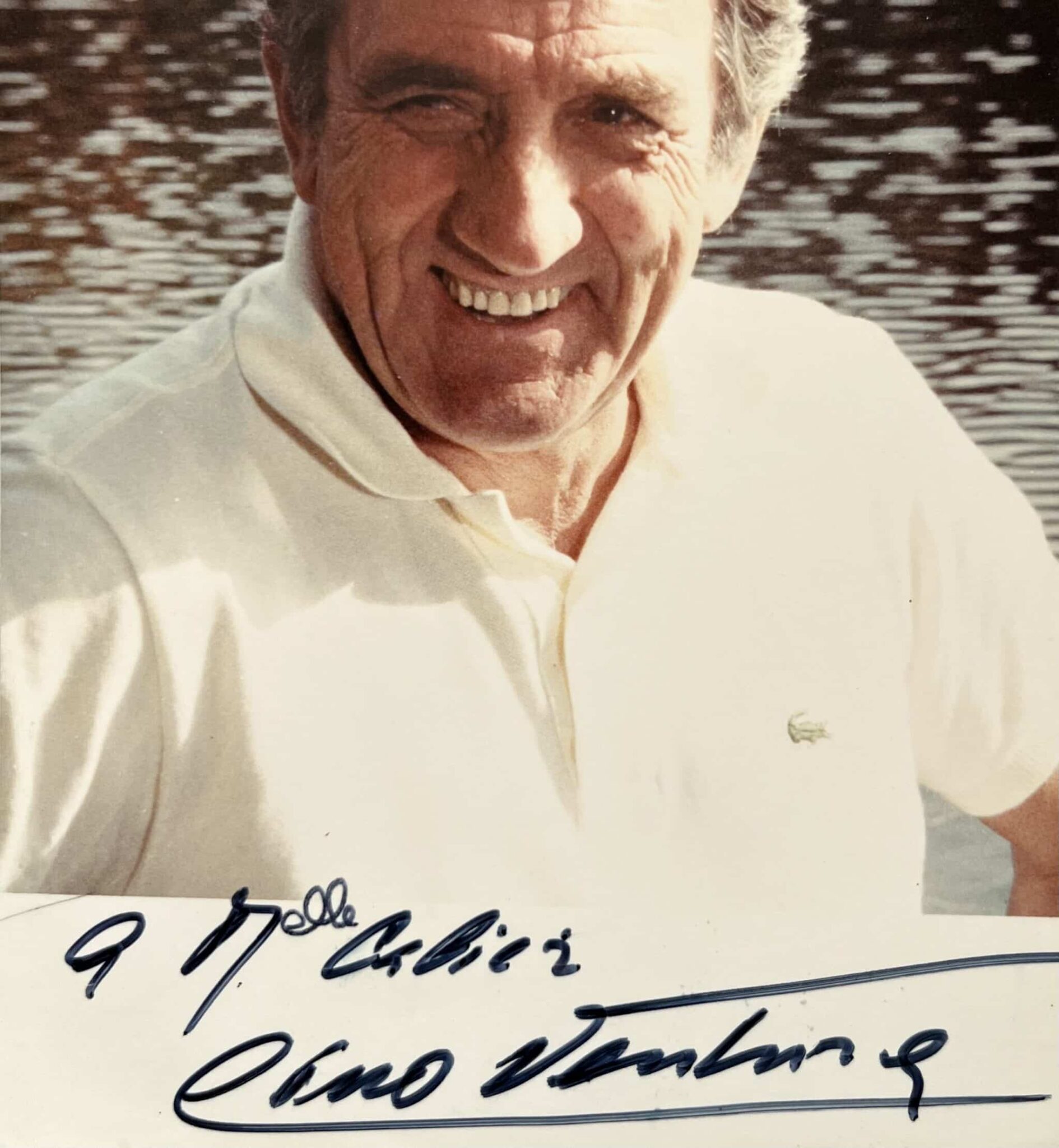 Photographie originale dédicacée par Lino Ventura
