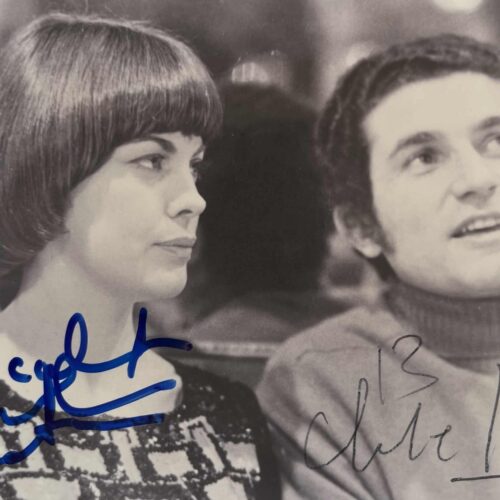Photographie signée par Claude Lelouch et Mireille Mathieu