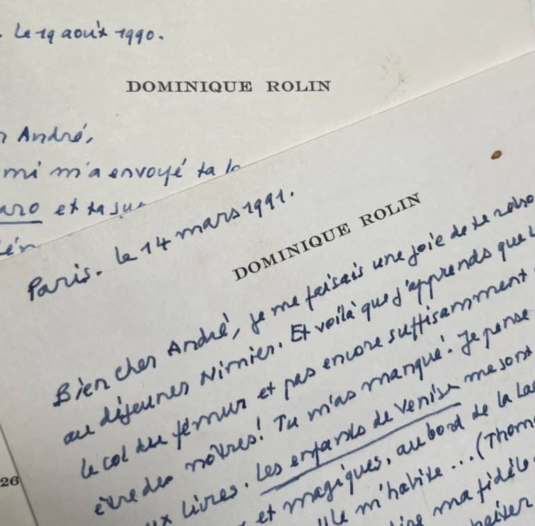 Dominique Rolin habitée par Venise