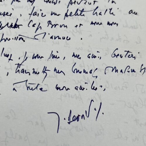 Jacques Derrida choqué par une décision ministérielle