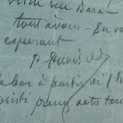 Puvis de Chavannes invite son élève Paul Baudoüin dans son atelier de Neuilly