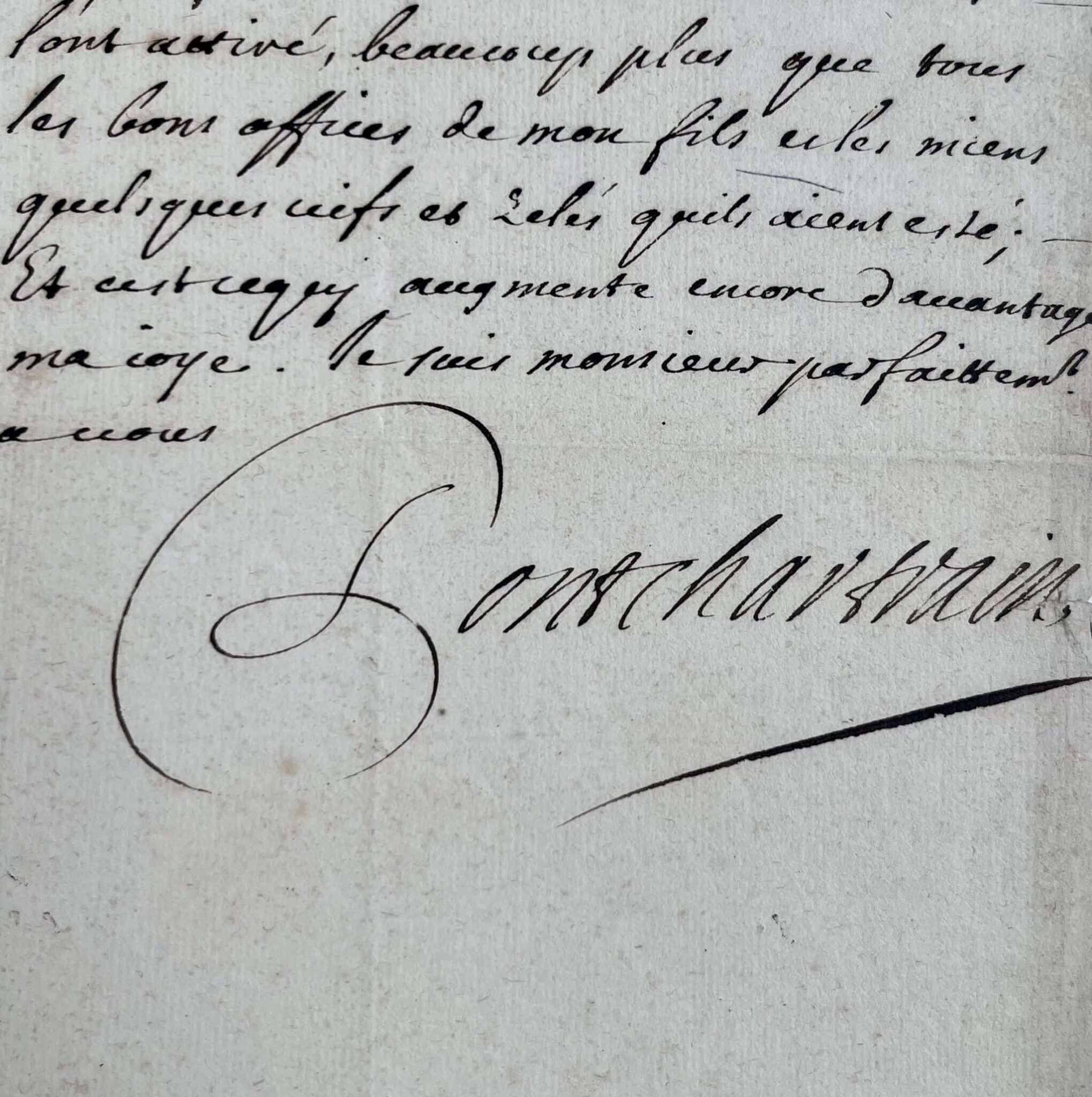 Les compliments de Pontchartrain à la suite d’un « présent important » du Roi Les compliments de Pontchartrain à la suite d'un "présent important" du Roi