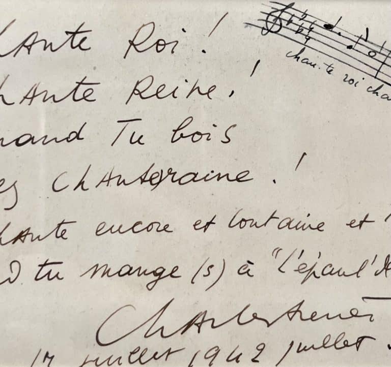 Charles Trenet improvise une chanson pour le restaurant L&rsquo;Épaule de Mouton