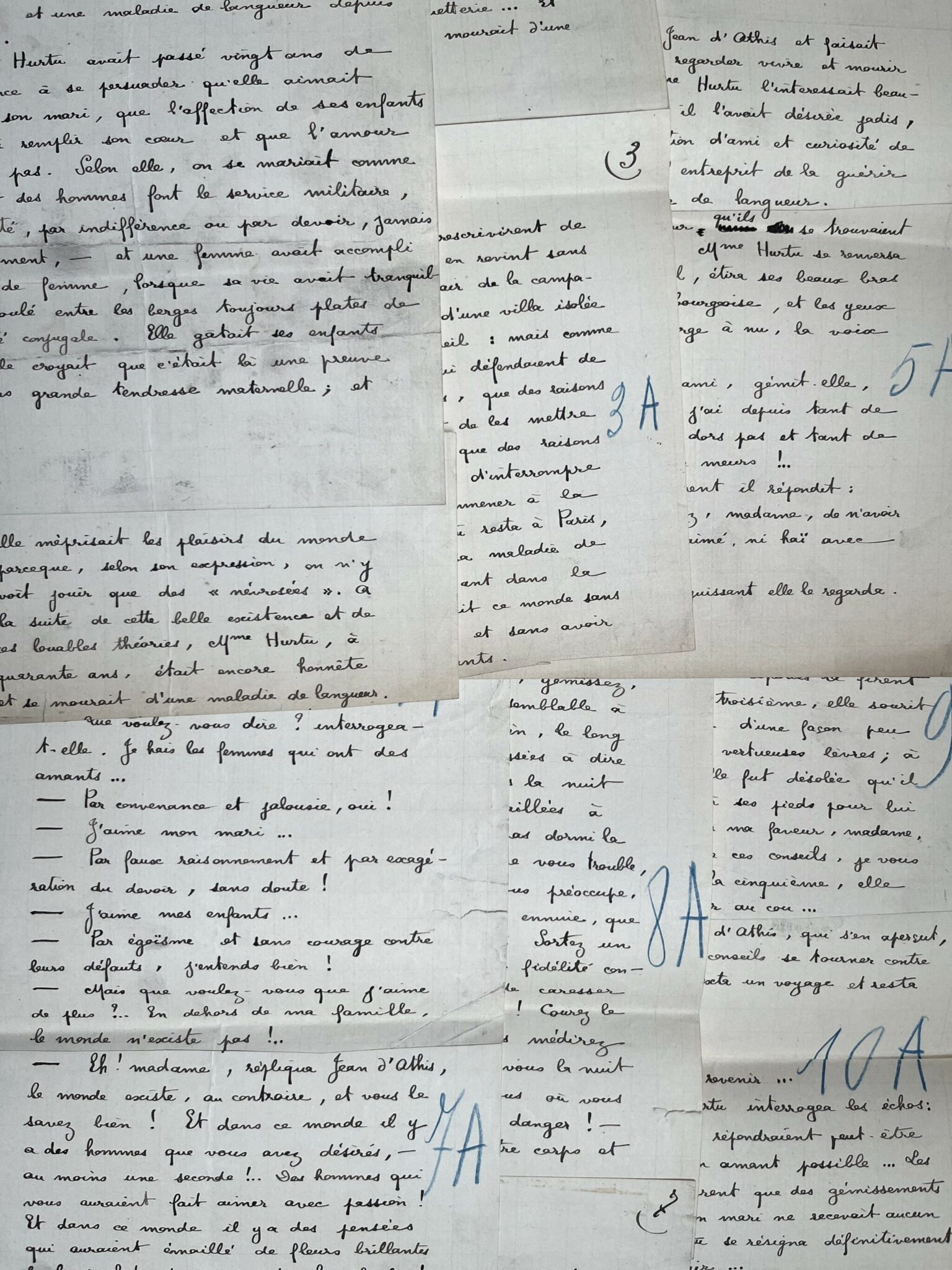 Manuscrit de Jean de La Hire intitulé "Des Femmes. Vertueuse épouse" – vue 3 Manuscrit de Jean de La Hire intitulé "Des Femmes. Vertueuse épouse" – vue 3