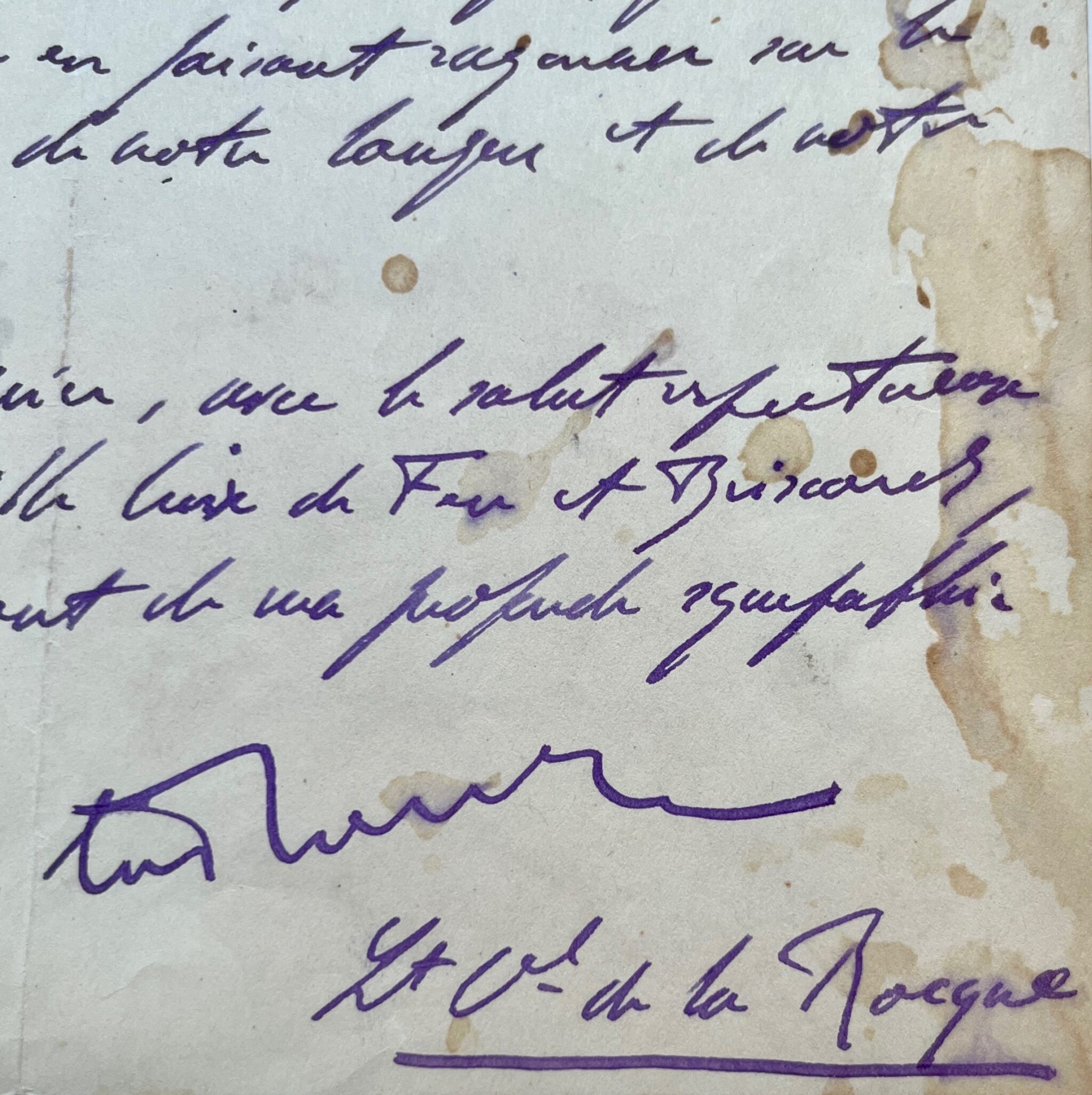 Le colonel de La Rocque s'honore de servir la cause nationale avec les Croix de feu