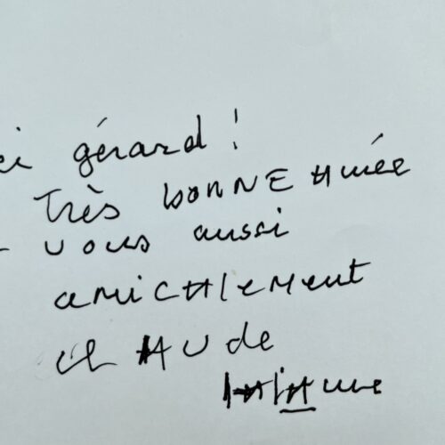 Les vœux de la sculptrice Claude Lalanne