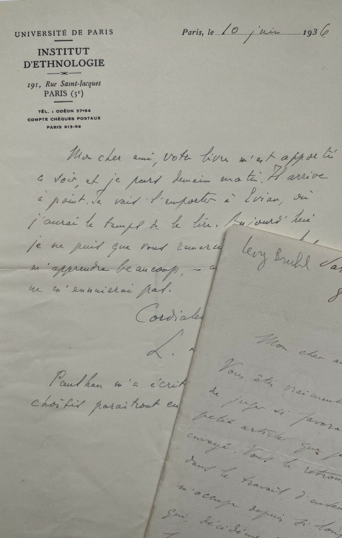 Lucien Lévy-Bruhl, qui s'apprête à faire paraître "L'Allemagne depuis Leibnitz", doute de son travail – vue 3 Lucien Lévy-Bruhl, qui s'apprête à faire paraître "L'Allemagne depuis Leibnitz", doute de son travail – vue 3