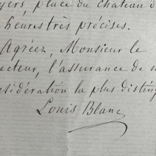 Louis Blanc célèbre le centenaire de Jean-Jacques Rousseau