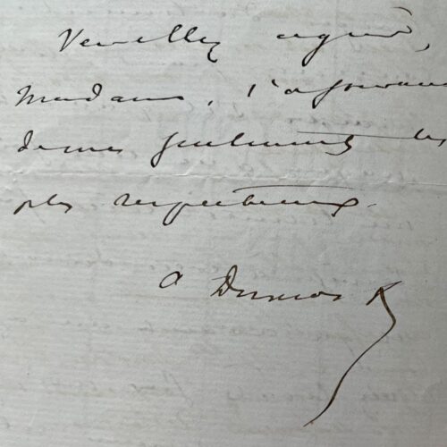 Alexandre Dumas fils se défie de sa mémoire