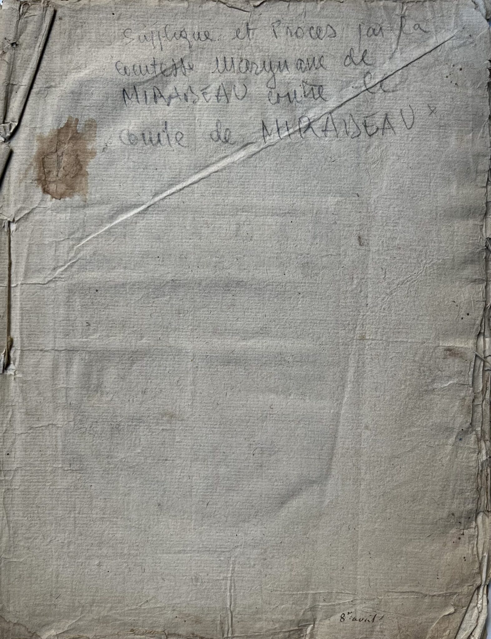 La comtesse de Mirabeau, Émilie de Covet de Marignane, demande à divorcer de son mari – vue 2 La comtesse de Mirabeau, Émilie de Covet de Marignane, demande à divorcer de son mari – vue 2