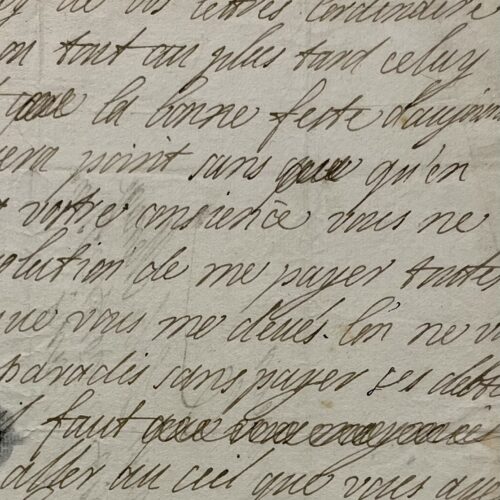 Spirituelle lettre de Madame de La Fayette à Gilles Ménage