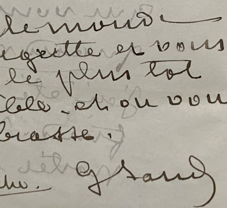 George Sand achève sa dernière pièce : La Laitière et le pot au lait