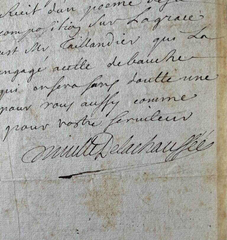 Amusante lettre de l&rsquo;académicien Nivelle de La Chaussée : « Racine nous menace du récit d&rsquo;un poème sur la grâce »