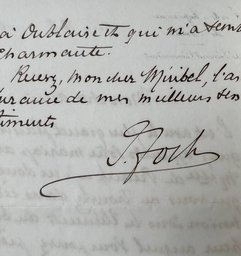 Le maréchal Foch félicite le comte de Miribel pour son union avec Charlotte de Preaulx