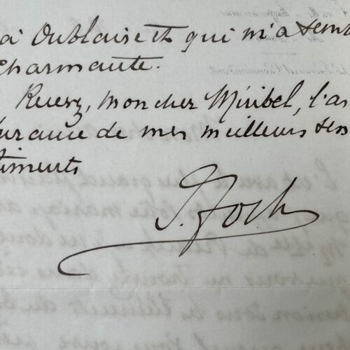 Marschall Foch gratuliert dem Grafen von Miribel zu seiner Heirat mit Charlotte de Preaulx