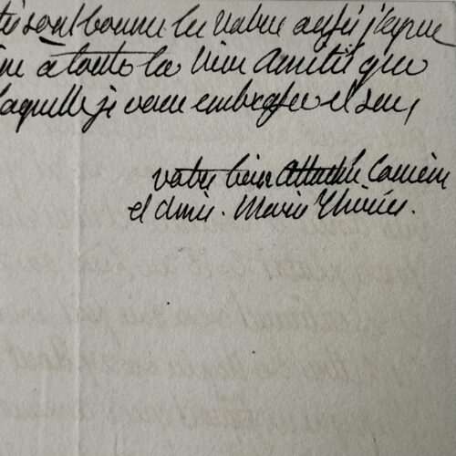Brief von Madame Royale an Marie-Amélie