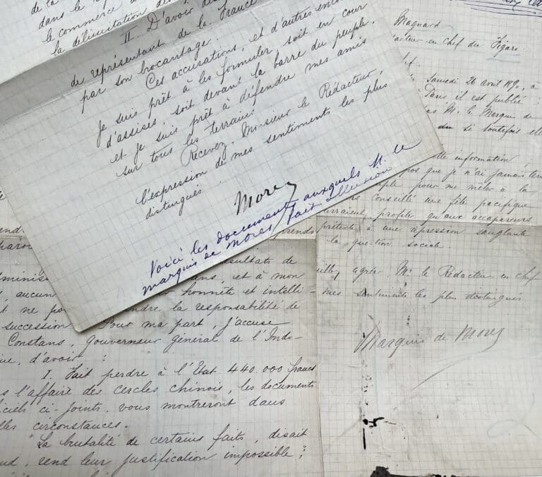 Le marquis de Morès défend avec vigueur le gouverneur déchu de l&rsquo;Indochine, Etienne Richaud