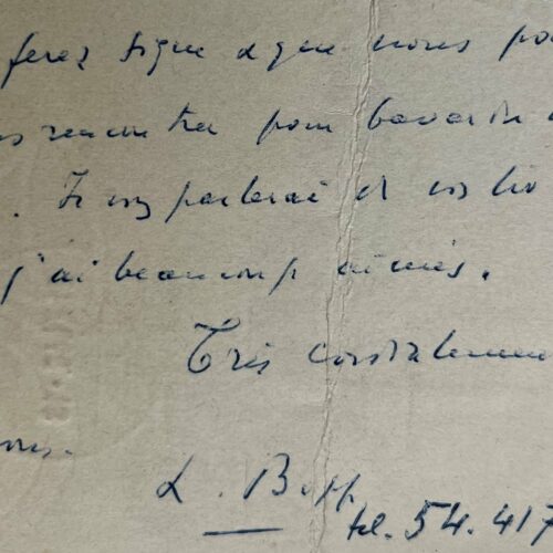 Le philosophe suisse Léon Bopp souhaite rencontrer Marc Soriano