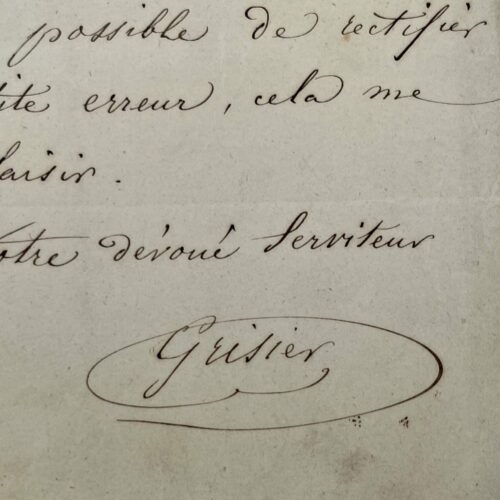 Le maître d'armes Augustin Grisier rectifie l'annonce d'un combat d'escrime