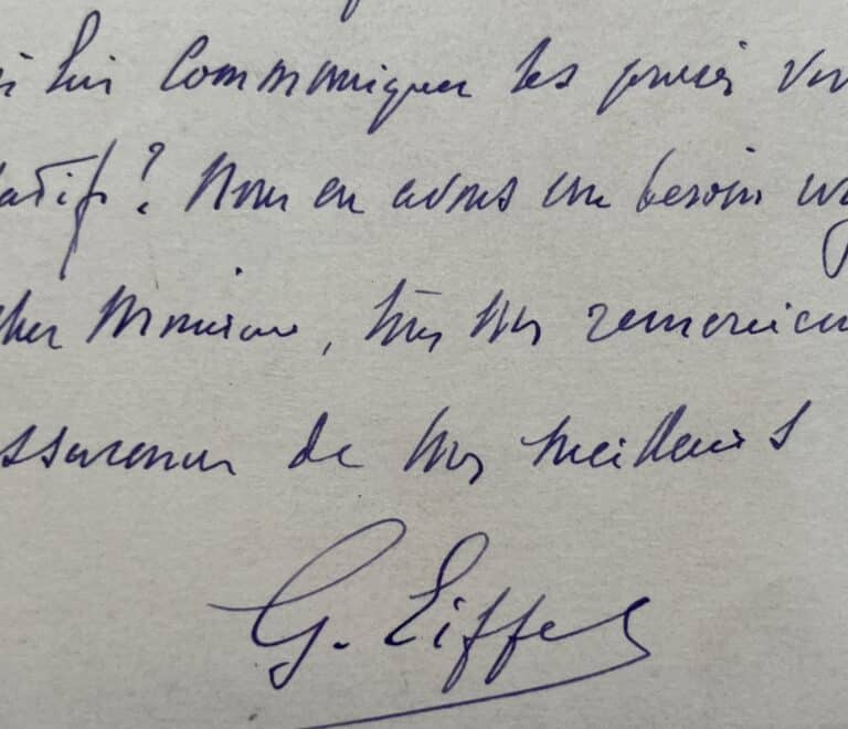 Gustave Eiffel oeuvre pour la préservation de sa Tour, dont la destruction a été décrétée