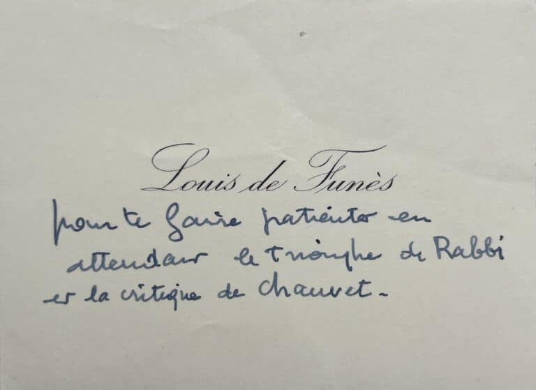 Louis de Funès attend le triomphe des Aventures de Rabbi Jacob et la critique de Louis Chauvet