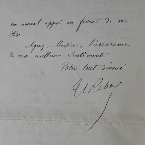 Théodule Ribot, Vater der Psychologie, lobt „La Tristesse“ von Maurice de Fleury