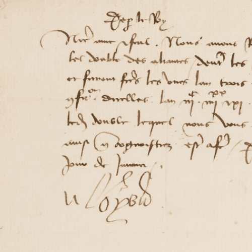 Louis XI retrouve les chartes d'alliances des Rois de France et d'Ecosse conclues au XIVe siècle