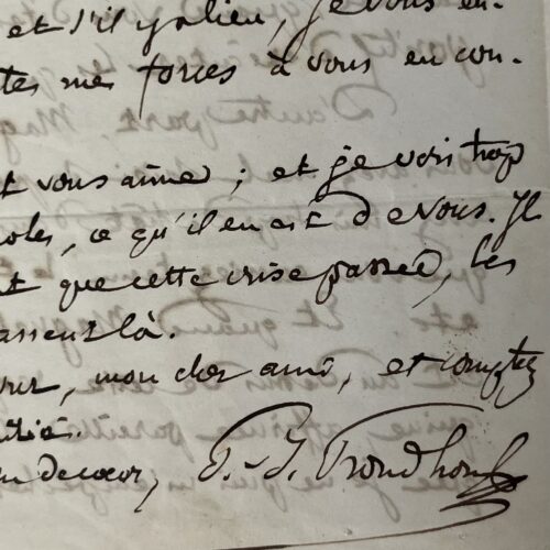 Proudhon intenta mediar en una disputa entre sus amigos íntimos, el pintor Elmerich y el doctor Maguet