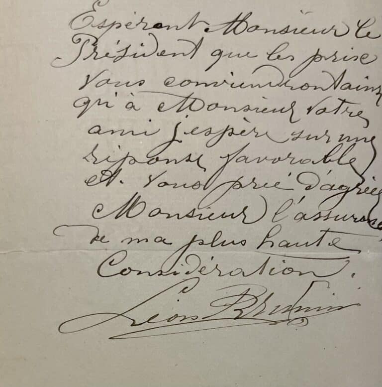 Le peintre belge Léon Brunin propose une copie de son tableau primé au Salon des artistes français