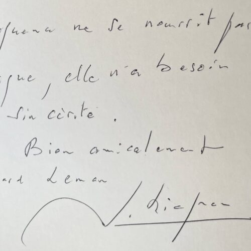 Según Georges Kiejman, "la elocuencia no se alimenta de la retórica, solo necesita sinceridad"
