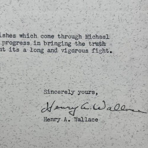 Durante la Guerra Fría, Henry A. Wallace luchó por "llevar la verdad al pueblo estadounidense"