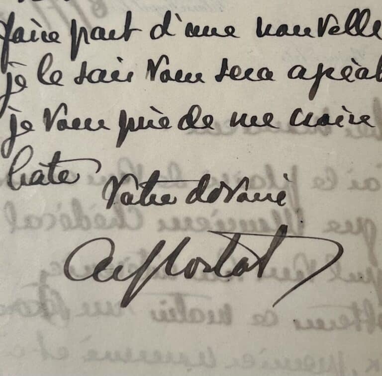 Alfred Cortot fait part du second Prix de violon remporté par René Chédécal
